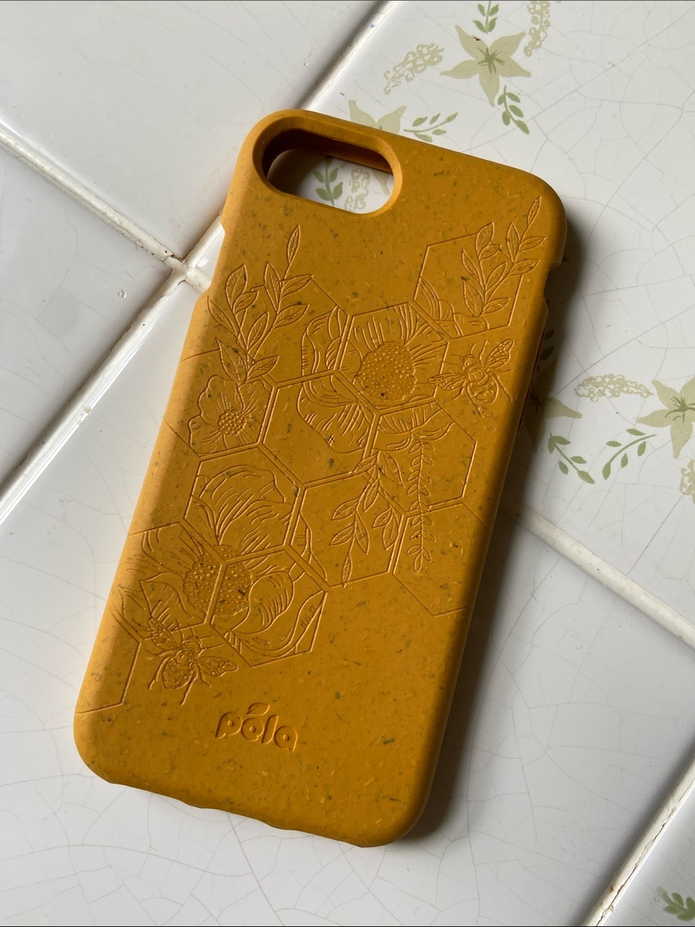 Yellow Floral Pela Case